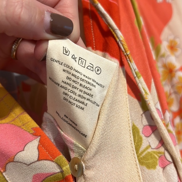 COPY - NWOT Spell Tyler Romper, Chili, XS - Picture 8 of 8